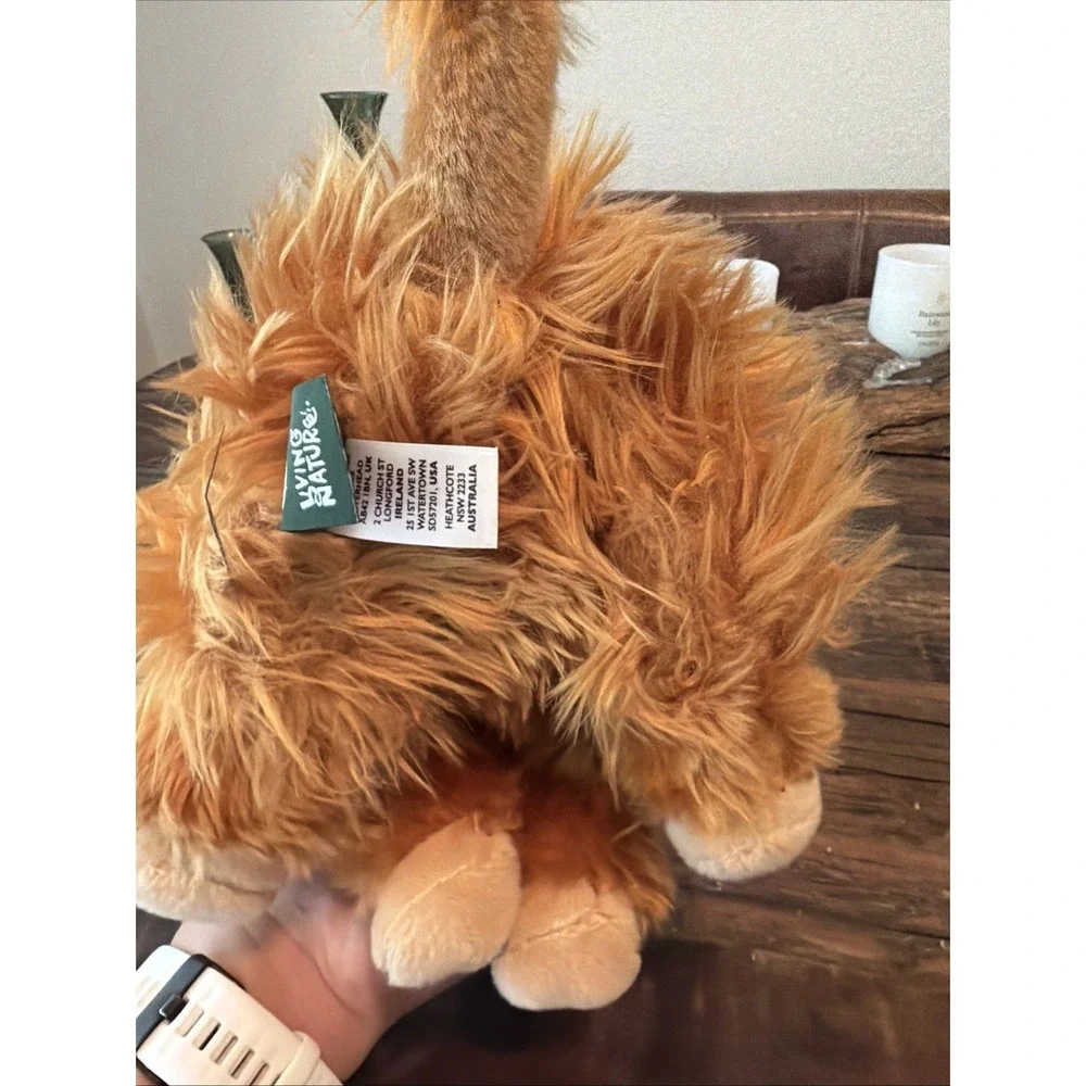 Living Nature Highland Cow Soft Toys - AN341!